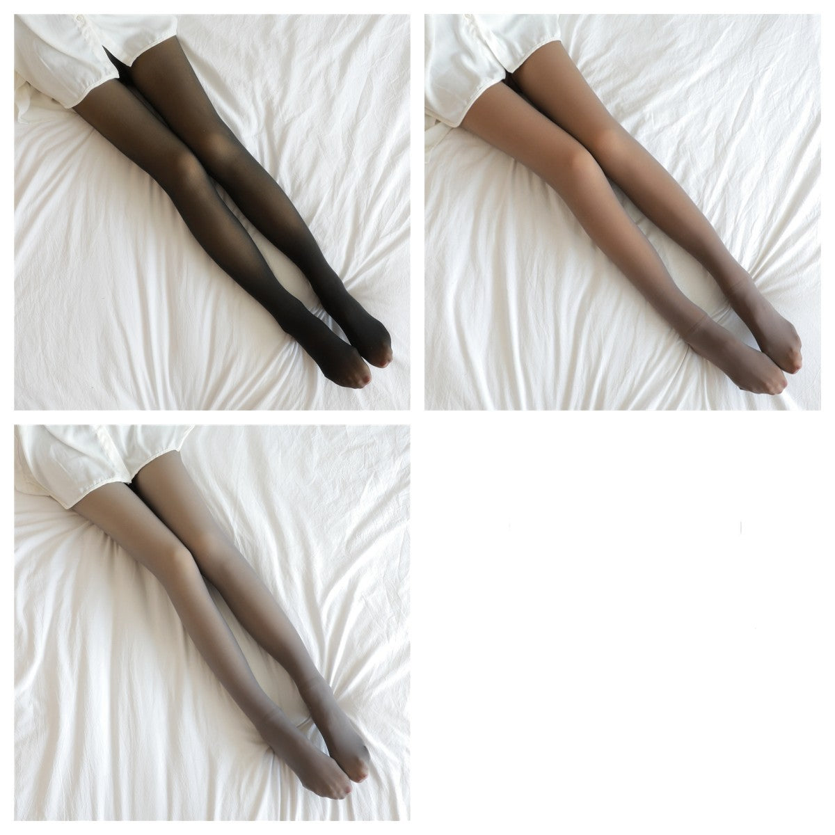 Fake Translucent Plus Size Leggings Fleece Lined Tights Fall And Winter Warm Fleece