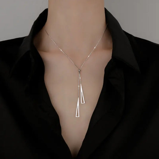 1pcs Necklace Ladies Simple Hip Hop Style F
