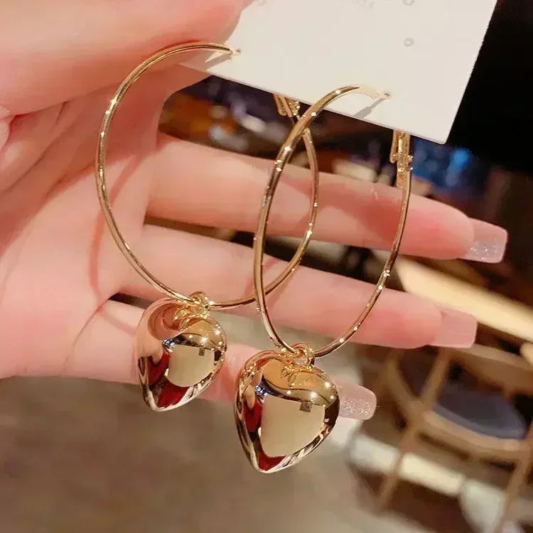 Exquisite Blue Drop-shaped Crystal Pendant Earrings For Women