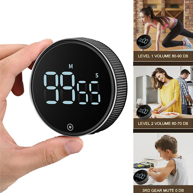 Magnetic LED Digital Timer