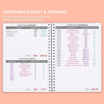 Budget Planner - Monthly Finance Organizer with Expense Tracker Notebook to Manage Your Money Effectively